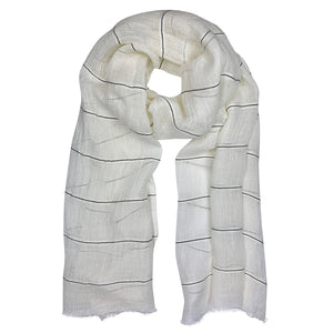 Gauze Stripe Linen Wrap