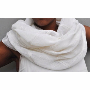 Gauze Stripe Linen Wrap