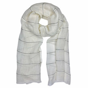 Gauze Stripe Linen Wrap